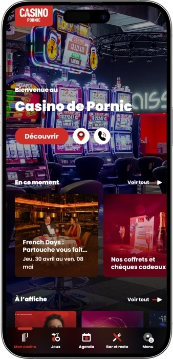Application de casino Partouche Pornic